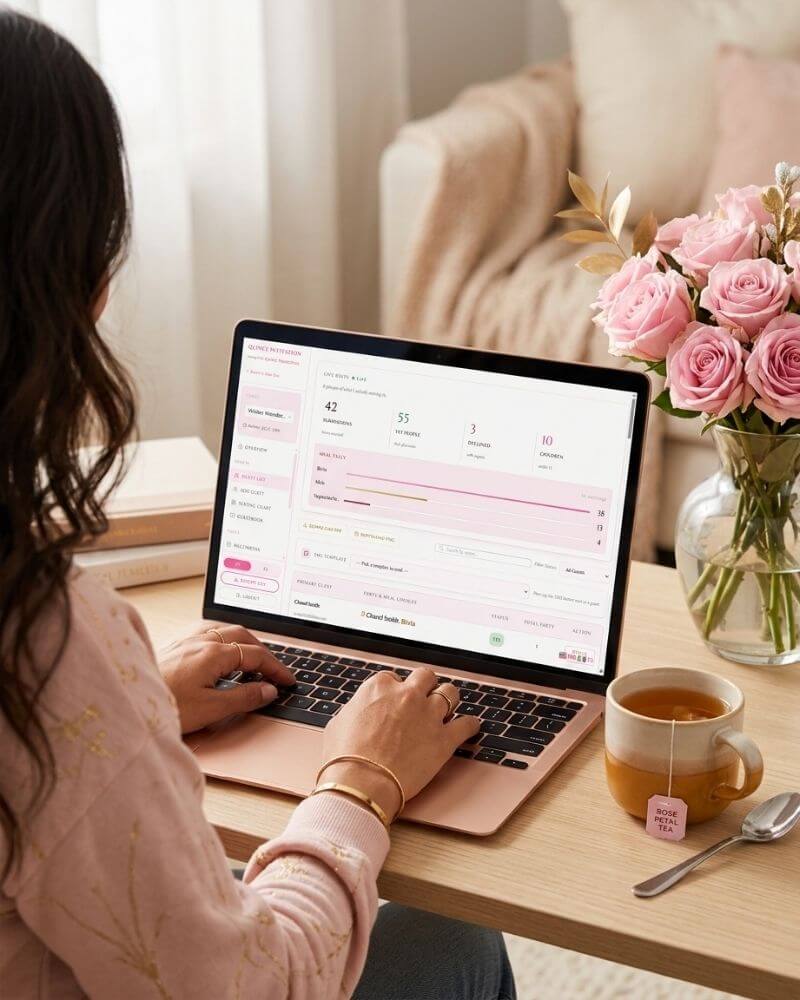 Real-time RSVP tracking dashboard