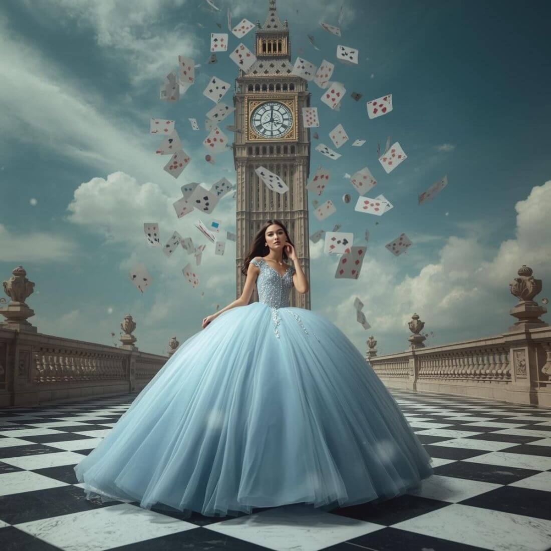 Alice in Wonderland Quinceañera