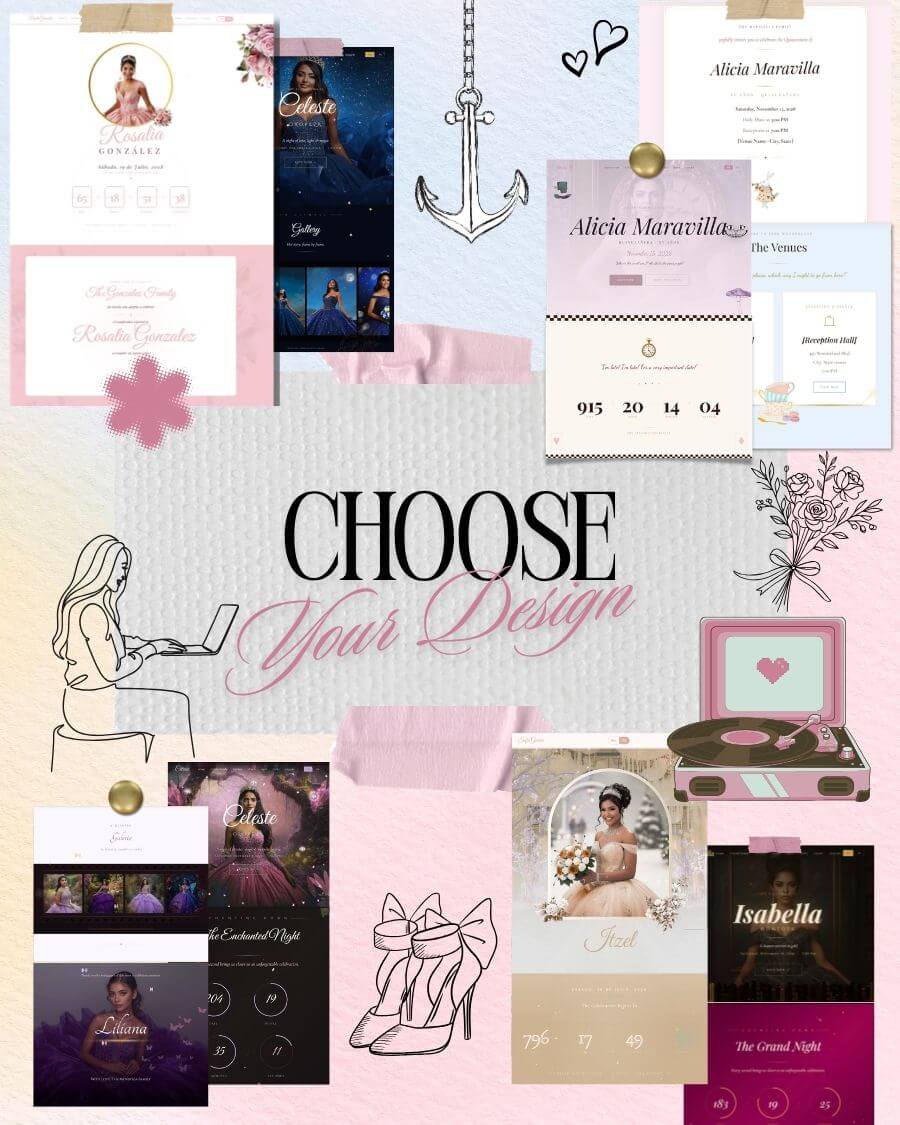 Choosing a quinceañera invitation design